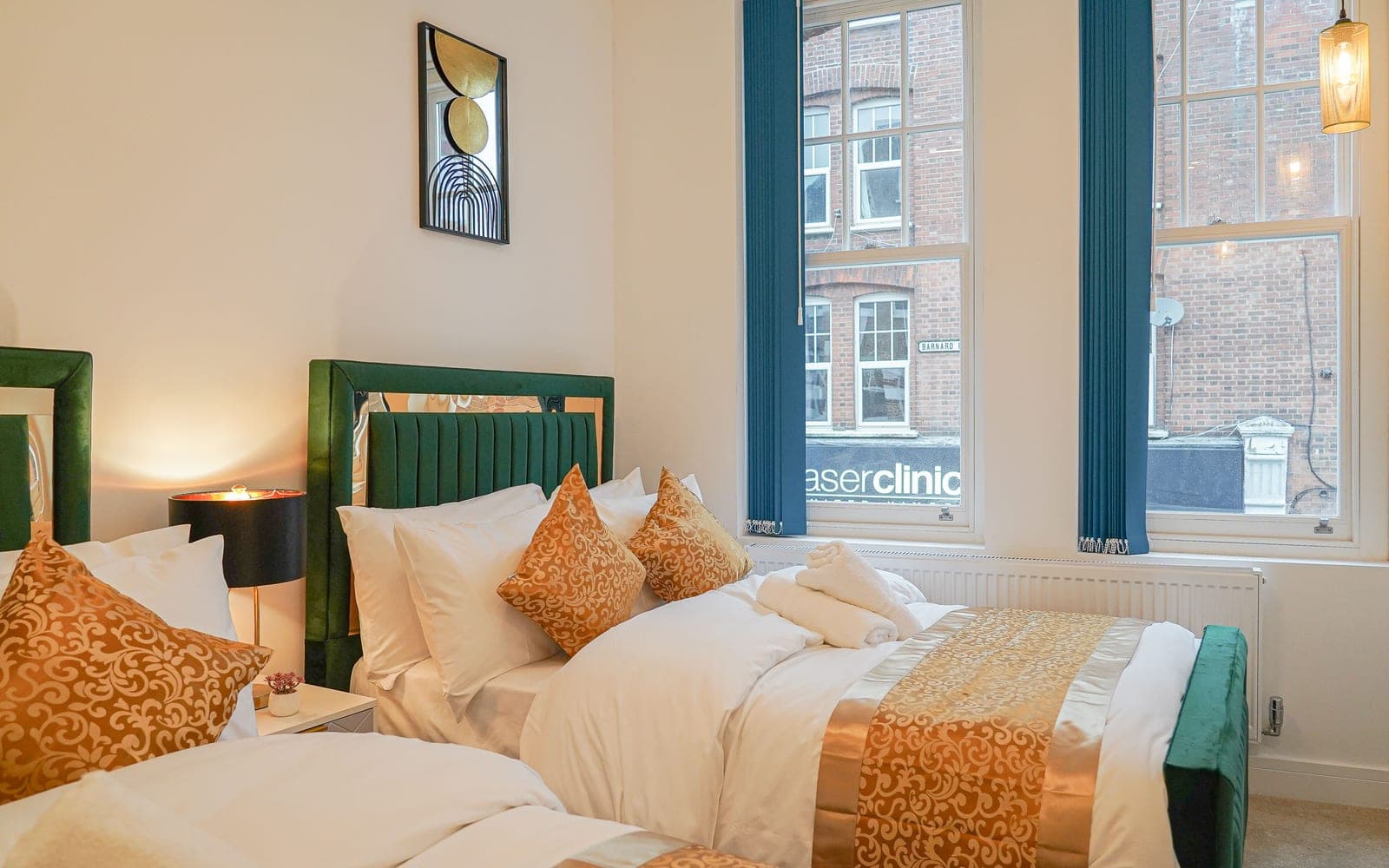 The one-bedroom apartment at Barnard Mews, London