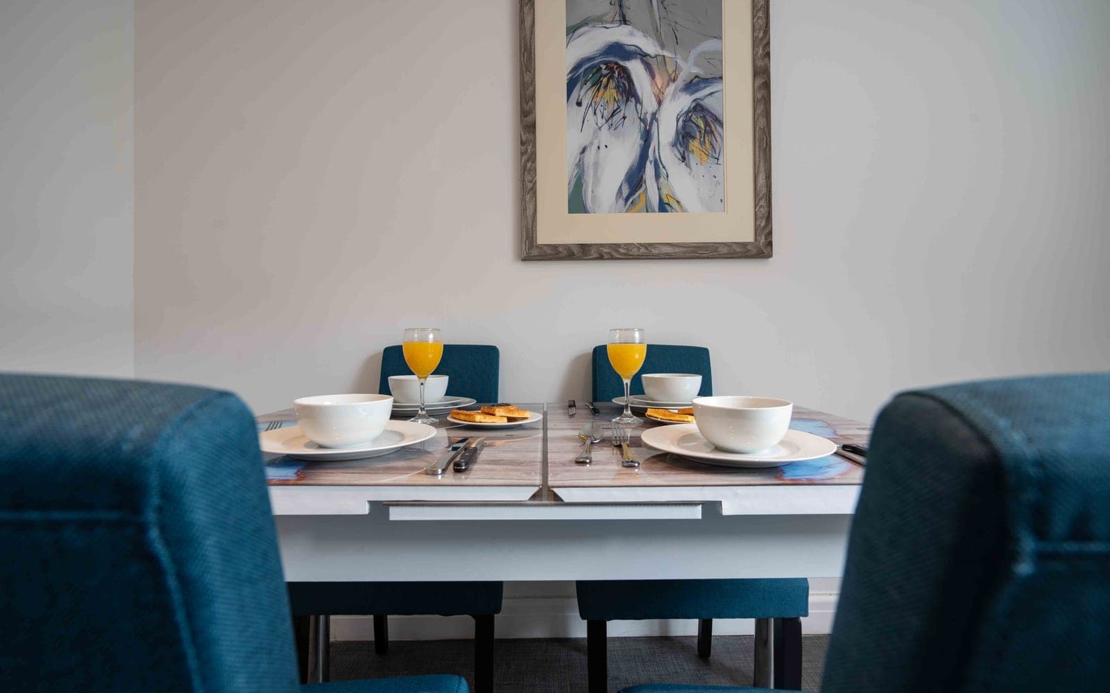 The two-bedroom apartment at Bond Street, Blackpool