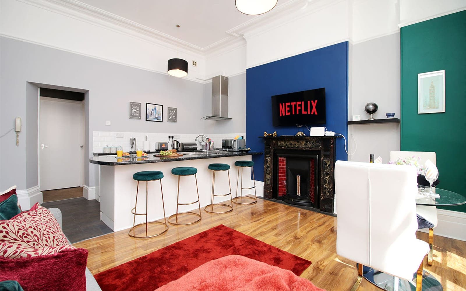 The one-bedroom apartment at Buckingham Place, Bristol