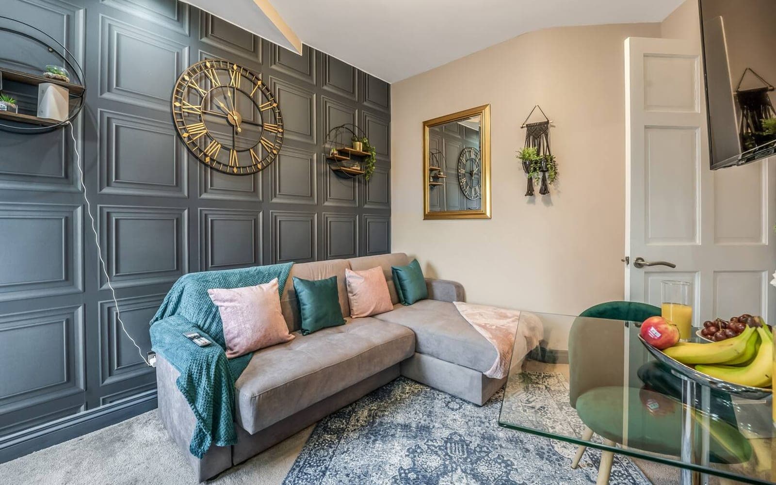 The two-bedroom apartment at High Riggs, Edinburgh
