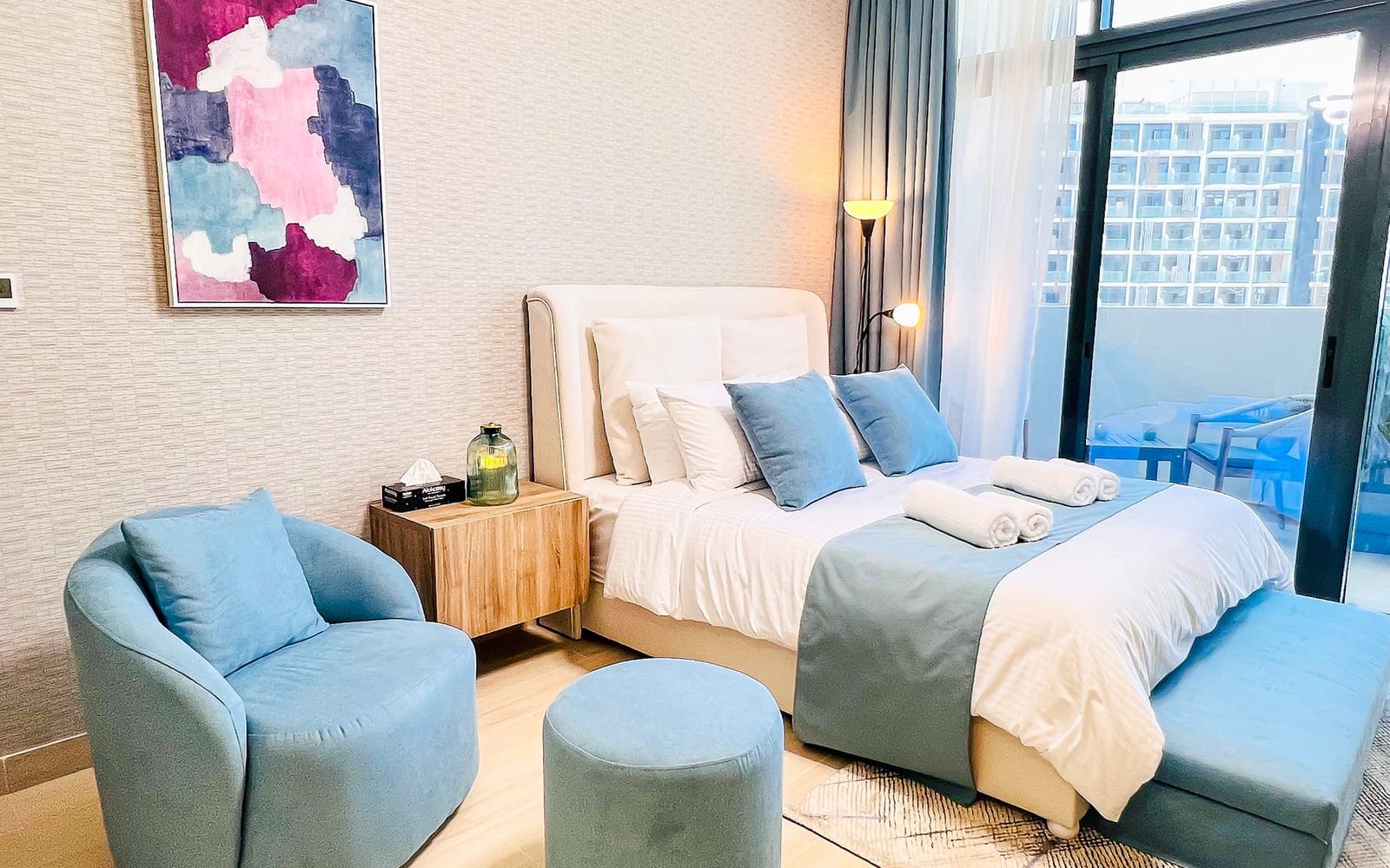 The one-bedroom apartment at Meydan, Dubai