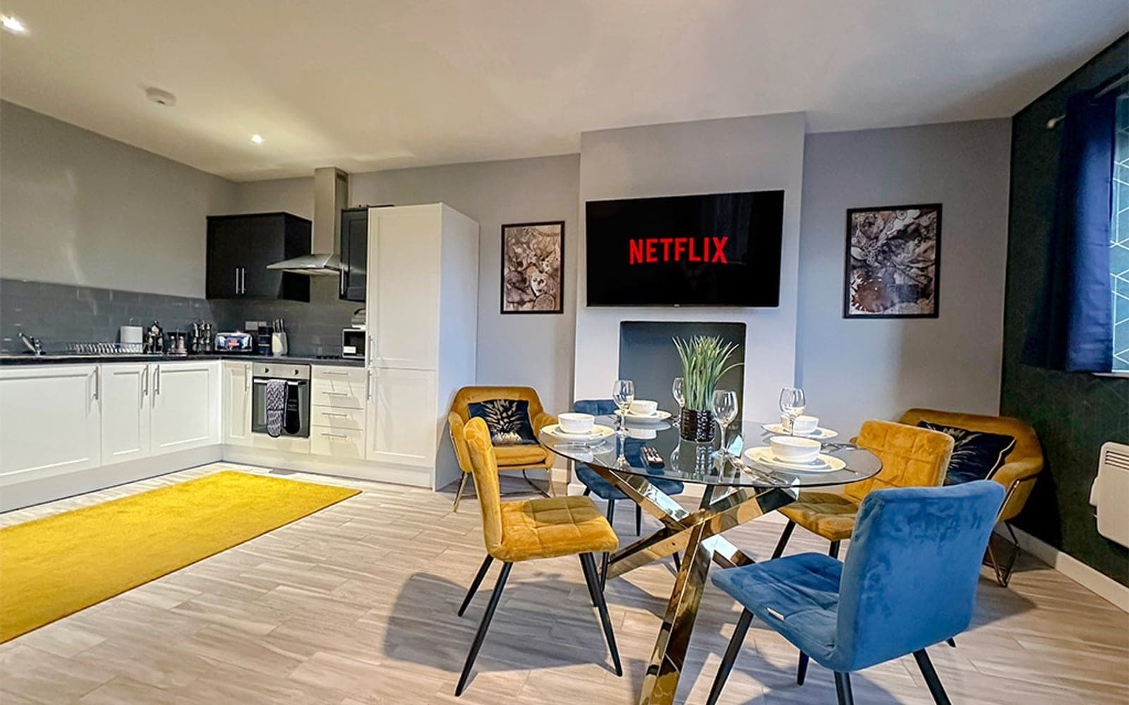 The one-bedroom apartment at Nelson Road, London