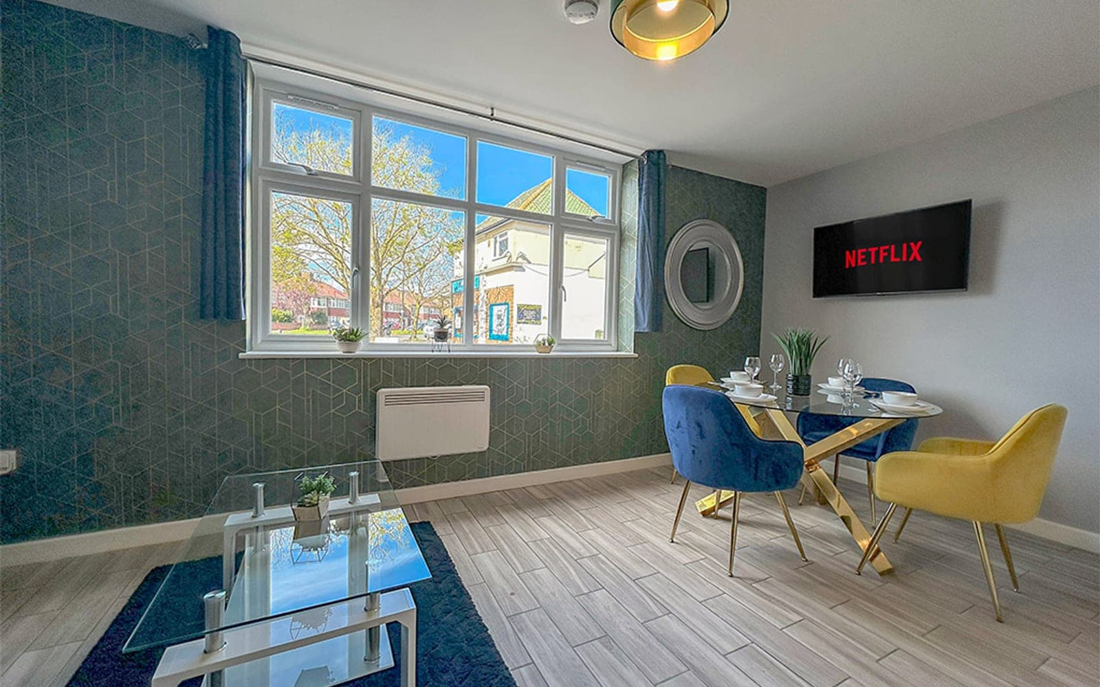 The one-bedroom apartment at Nelson Road, London